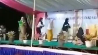 Acara Maulid Nabi, Viral Video 3 Gadis Goyang Pargoy
