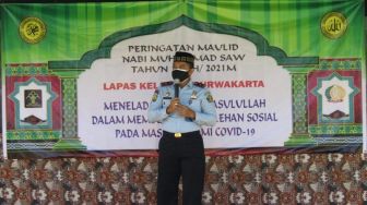 Lapas Purwakarta Gelar Peringatan Maulid Nabi Bersama Warga Binaan