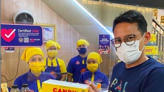 Sandiaga Uno di Palembang, Harap Pempek Mendunia Bisa Kalahkan Rendang