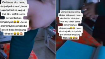 Reaksi Istri Temukan Nama Mantan Pacar Suami, Masuk Halaman Persembahan Skripsi