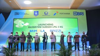 Bayar LPG 3 Kg Kini Bisa Pakai Brizzi dan New BRIMOLA