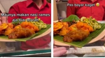 Viral Harga Nasi Rames di Mall Bikin Menjerit, 'Kenyang Enggak Bangkrut Iya'