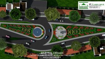 Taman 'Buah' di Samarinda Dipercantik, Target Rampung Akhir 2021, Segini Biayanya
