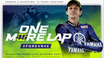 Belum Rela Valentino Rossi Pergi dari MotoGP? Tonton EICMA 2021