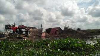 5 Desa di Ogan Ilir Diterjang Puting Beliung, Puluhan Rumah Rusak
