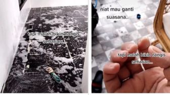 Niat Ganti Motif Lantai Rumah, Wanita Dibikin Nangis Seharian Gegara Pakai Benda Ini