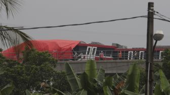 Kronologi Tabrakan Rangkaian Kereta LRT Jabodebek di Munjul