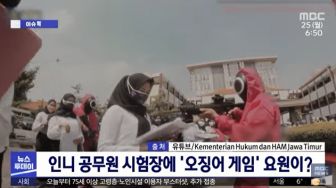 Viral Stasiun TV Korea Soroti soal Seleksi CPNS Berkonsep Squid Game di Jatim