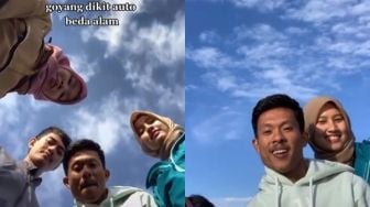 Viral Muda-mudi Nekat Selfie di Tempat Ini, Goyang Sedikit Auto Beda Alam