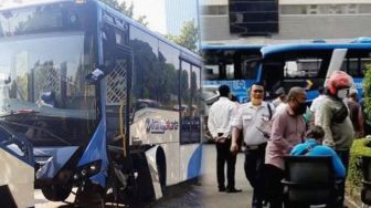 Kecelakaan Transjakarta Merenggut Nyawa, Bus Terseret 15 Meter