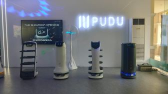 Robot Pelayan Restoran Buatan PUDU Resmi Hadir di Indonesia