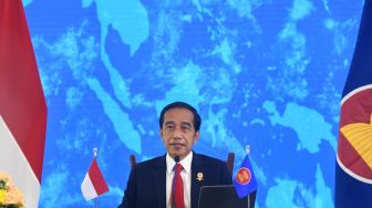 Jokowi Pidato Virtual: ASEAN Terus Perangi Diskriminasi dan Politisasi Vaksin