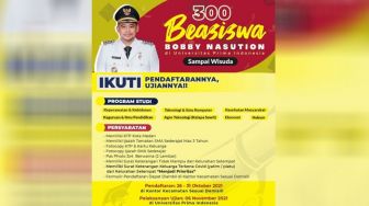 Mau Dapat Beasiswa Bobby Nasution di UNPRI Sampai Wisuda, Ini Syaratnya