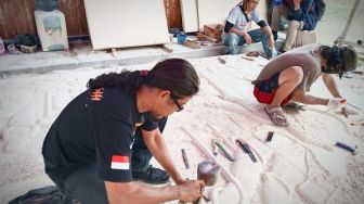 Jejak Perjalanan Sejarah Majalengka dari Masa ke Masa Dibuat Relief