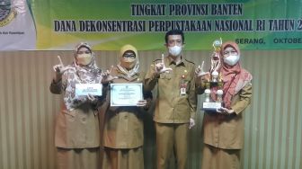 Perpustakaan SMA Negeri 1 Rangkabsitung Terbaik ke Tiga Se Provinsi Banten
