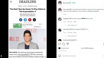 Iko Uwais Jadi Penjahat di Expendables 4, Bakal Jadi Musuhnya Sylvestre Stallone