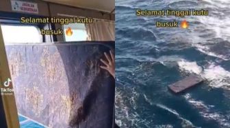 Viral Video Awak Kapal Santuy Buang Kasur ke Laut Sambil Bersorak, Tuai Kecaman