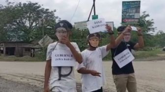 Hari Sumpah Pemuda, Mahasiswa Ingatkan Ridwan Kamil Soal Jalan Tambang di Rumpin