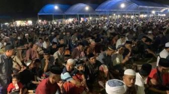 Ribuan Anggota Tarekat Khalwatyah Samman Berkumpul Rayakan Maulid Nabi Muhammad di Maros