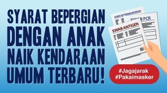 INFOGRAFIS: Syarat Bepergian dengan Anak Naik Kendaraan Umum Terbaru!