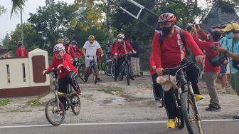 KPK Raker di Yogyakarta, Firli Pimpin Sepeda Santai Finish di Kopi Klotok