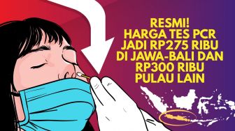INFOGRAFIS: Resmi! Harga Tes PCR Jadi Rp275 Ribu di Jawa-Bali dan Rp300 Ribu Pulau Lain