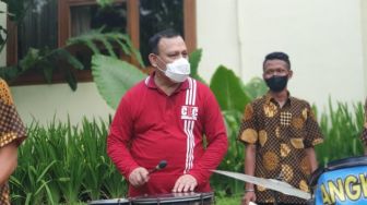 Raker KPK di Hotel Bintang 5 Sleman, Pimpinan dan Pejabat Sempatkan Gowes ke Kopi Klotok