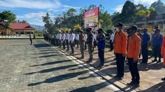 Jajaran Kepolisian Kabupaten Morowali Utara Gelar Apel Antisipasi Bencana