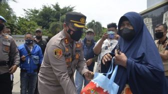 Peringati Hari Sumpah Pemuda, Polres Ciko Salurkan 2.000 Paket Sembako