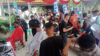 Gandeng Guntof Barbershop, P3KS Gelar Layanan Pangkas Gratis