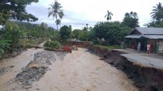 Sungai Peunalom Tangse Meluap, 3 Desa Terendam Banjir