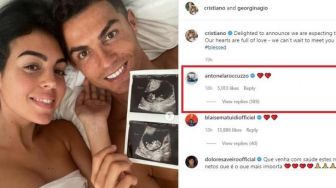 Kekasih Cristiano Ronaldo Hamil Anak Kembar, Istri Messi Beri Selamat