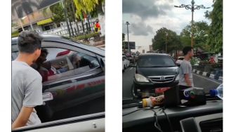 Geger Mobil Berpelat Merah Halangi Laju Ambulans di Klaten, Publik Geram Lihatnya