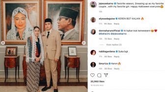 Jeje Soekarno Dandan Ala Soekarno, Sambil Ucapkan Happy Halloween