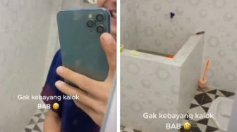 Viral Pria Tunjukkan Desain Toilet Tak Biasa, 'Nggak Kebayang Kalau Lagi BAB'