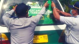 Auto Cabut, Dishub Balikpapan Ingatkan Jangan Pasang Stiker Reklame di Angkot