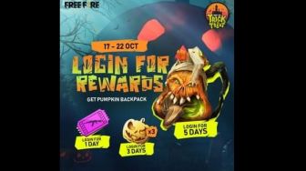 Ada The Hungry Pumpkin, Segera Klaim Kode Redeem FF 1 November 2021!