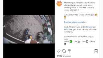 Aksi Dua Pemuda Curi Motor Terekam CCTV, Hampir Gasak Dua Motor Sekaligus