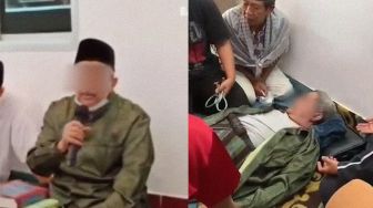 Viral Detik-detik Seorang Kakek Wafat saat Pengajian, Pertanyaannya ke Ustaz Jadi Sorotan