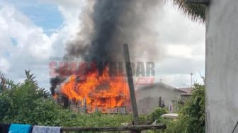 Satu Buah Rumah di Jeruju Ludes Terbakar