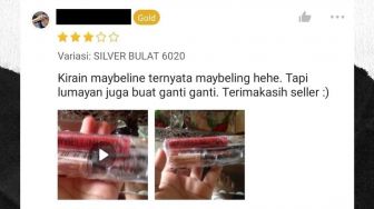 Belanja Online Dapat Lipstik Merek Maybelling, Warganet: Mau Debus