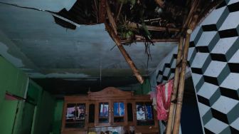 Banjarnegara Dihantam Angin Kencang, 1 Rumah Warga Tertimpa Pohon
