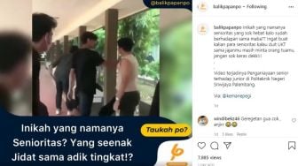 Aksi Senioritas Terjadi di Kampus, Warganet Kesal dan Komen Sinis: Nangis Nanti