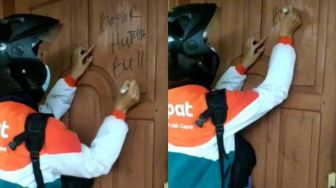 Tagih Utang Nasabah, Wanita Ini Tulis Pesan Menohok di Pintu Rumah