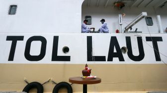 Peluncuran Pelayaran Perdana Tol Laut di Gorontalo