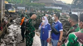 BRI Ringankan Beban Masyarakat Terdampak Banjir Bandang di Kota Batu