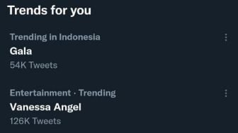 Nama Vanessa Angel dan Gala Trending  Twitter, Netizen dan Para Artis Ikut Berduka