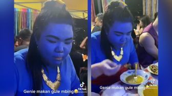 Super Kaget, Ada Penampakan Jin Kepergok Makan Gulai Kambing