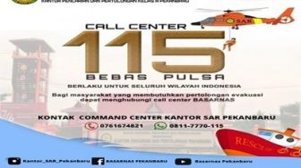 Siaga 24 Jam, Basarnas Pekanbaru Siap Berikan Pertolongan, Catat Nomornya!