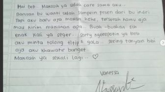 Surat Vanessa Angel Saat Dipenjara Pada Anggita Sari, Titipkan Gala Karena Khawatir